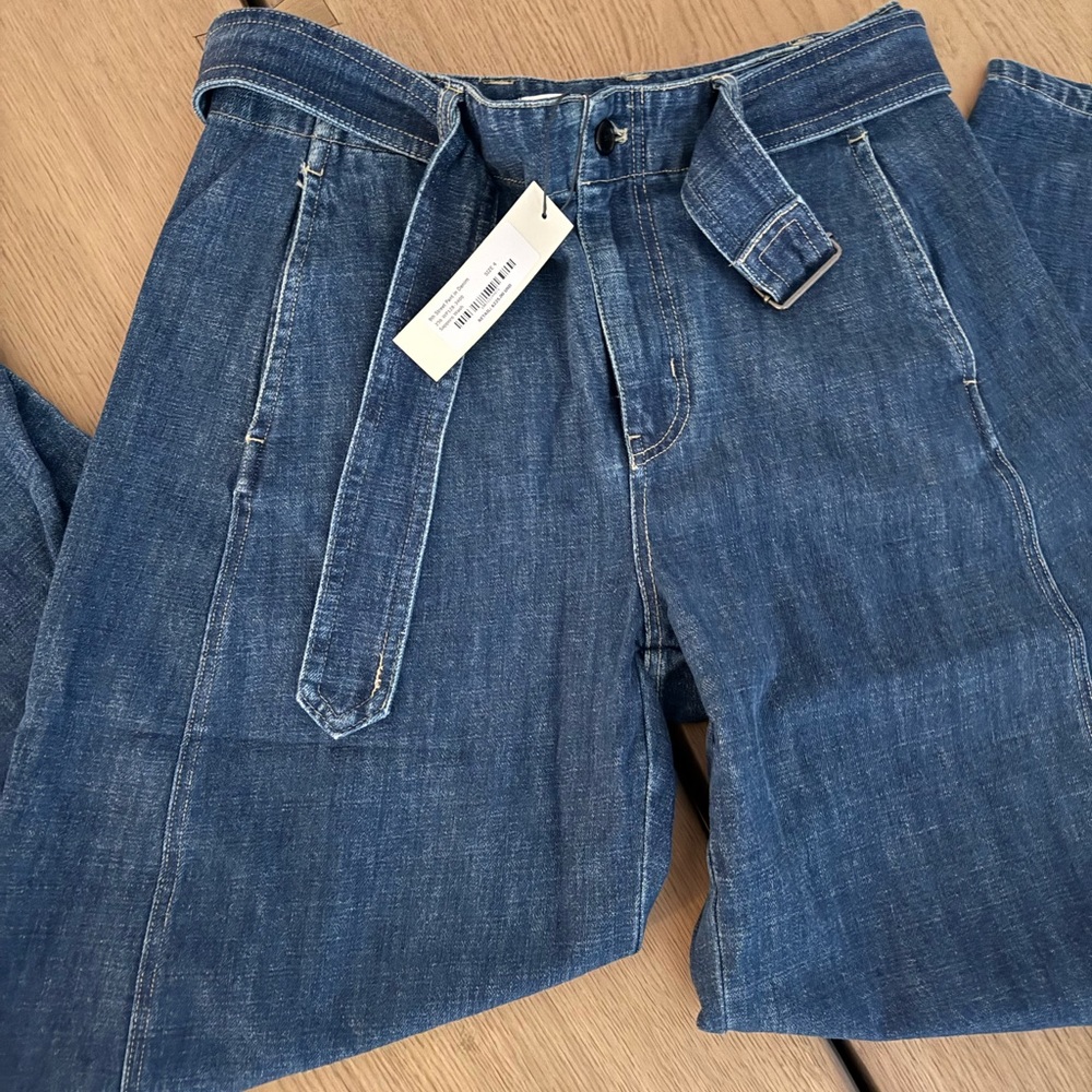 Alex Mill Ninth Street Pant In Crosshatch Denim